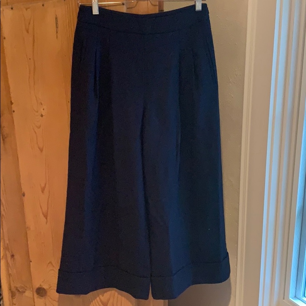 Massimo Dutti wool wide leg trousers